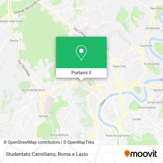 Mappa Studentato Camilliano
