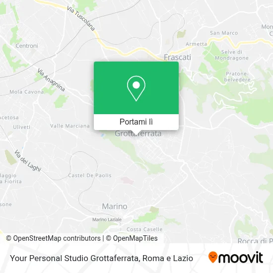 Mappa Your Personal Studio Grottaferrata