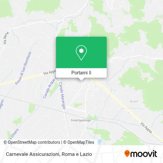 Mappa Carnevale Assicurazioni