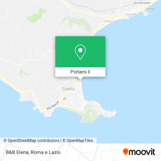 Mappa B&B Elena