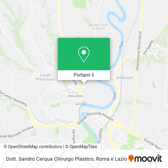 Mappa Dott. Sandro Cerqua Chirurgo Plastico