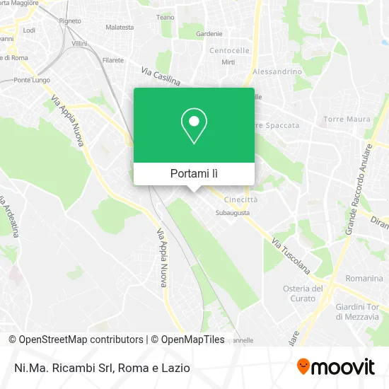 Mappa Ni.Ma. Ricambi Srl