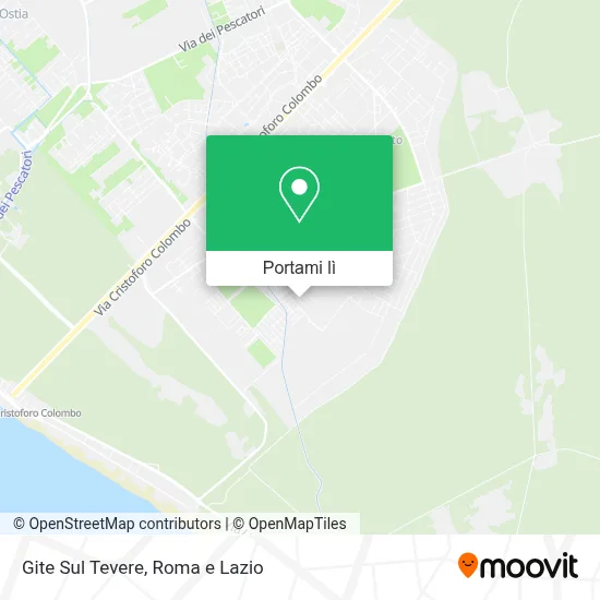 Mappa Gite Sul Tevere