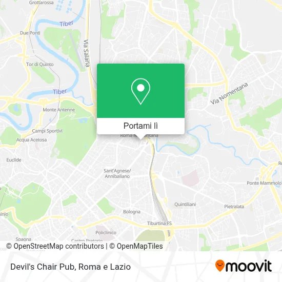 Mappa Devil's Chair Pub