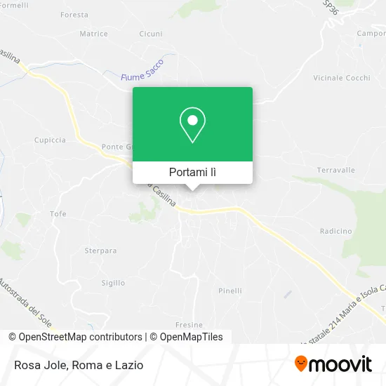 Mappa Rosa Jole