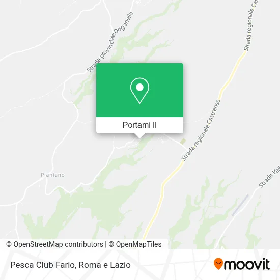 Mappa Pesca Club Fario