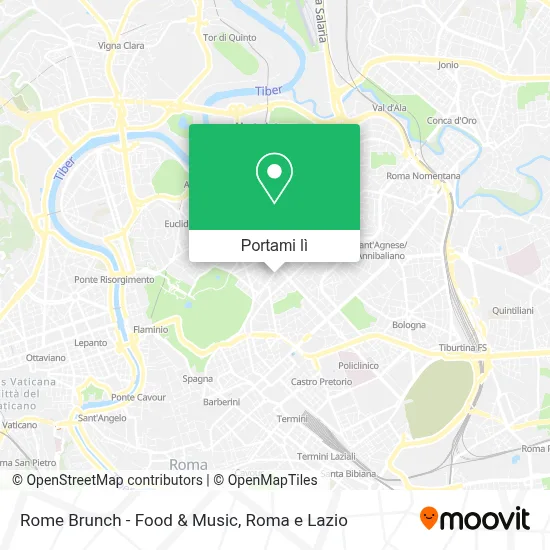 Mappa Rome Brunch - Food & Music