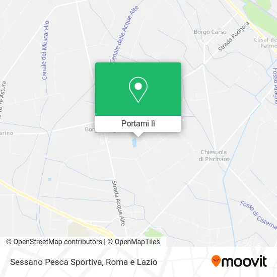 Mappa Sessano Pesca Sportiva