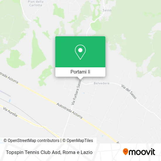 Mappa Topspin Tennis Club Asd