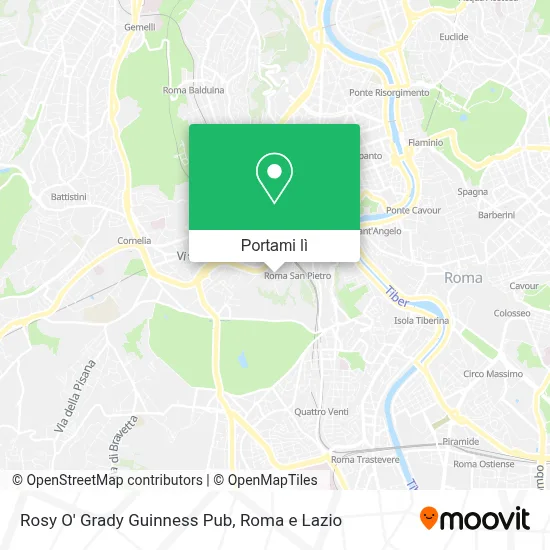 Mappa Rosy O' Grady Guinness Pub