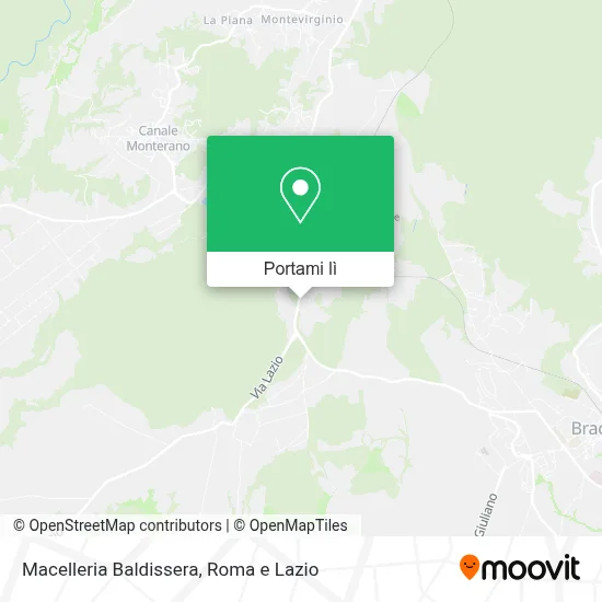 Mappa Macelleria Baldissera