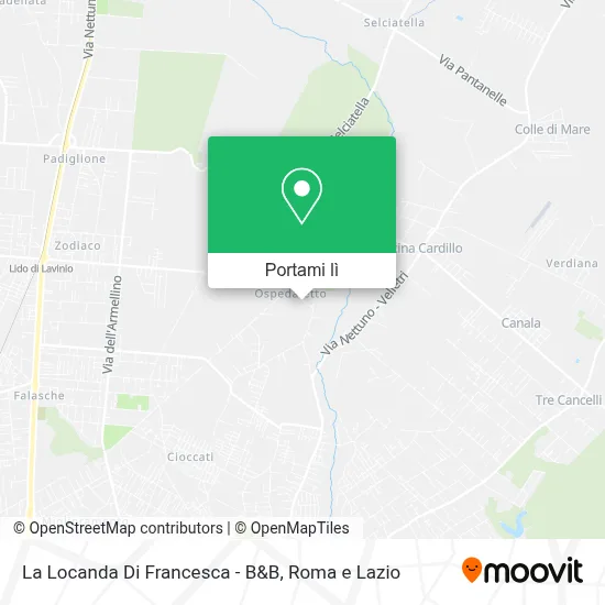 Mappa La Locanda Di Francesca - B&B
