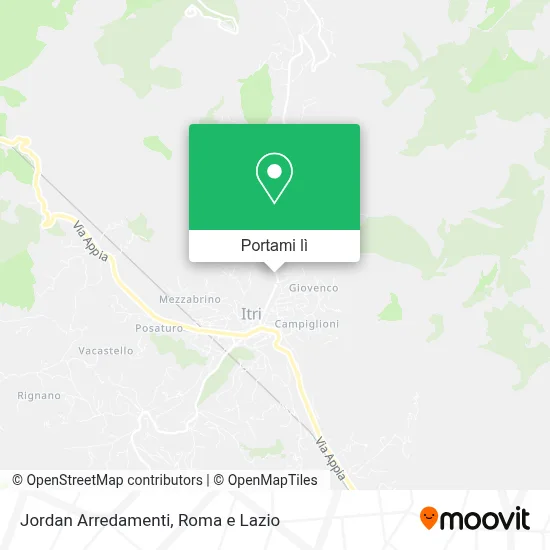 Mappa Jordan Arredamenti