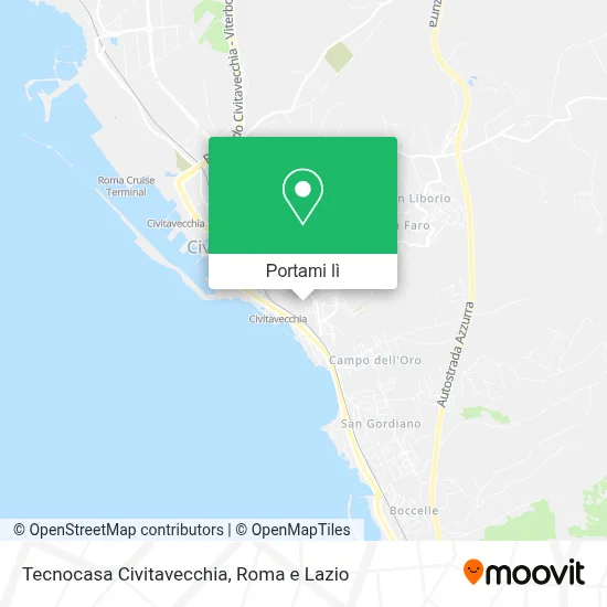 Mappa Tecnocasa Civitavecchia