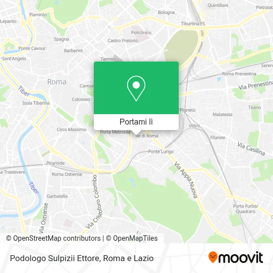 Mappa Podologo Sulpizii Ettore