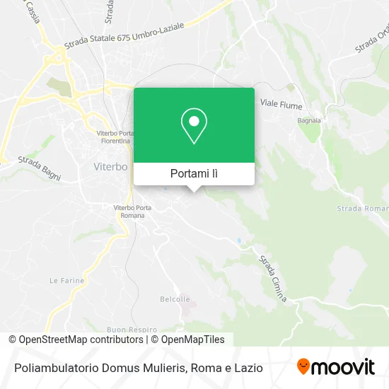 Mappa Poliambulatorio Domus Mulieris