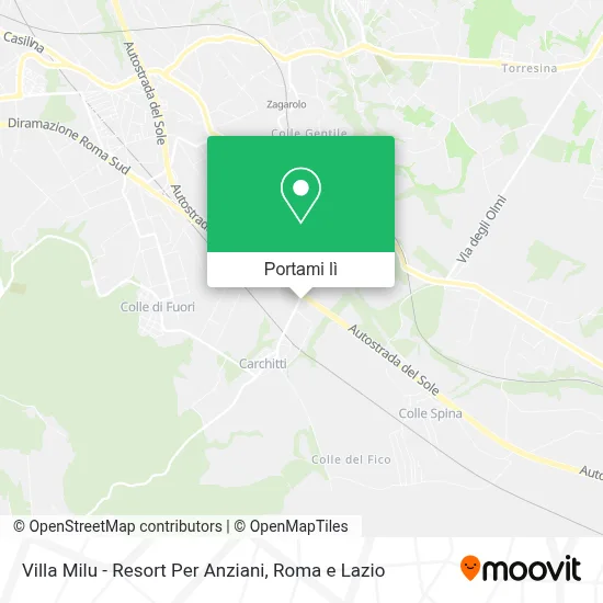 Mappa Villa Milu - Resort Per Anziani