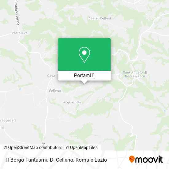 Mappa II Borgo Fantasma Di Celleno