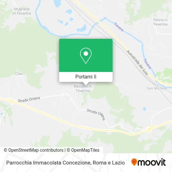 Mappa Parrocchia Immacolata Concezione