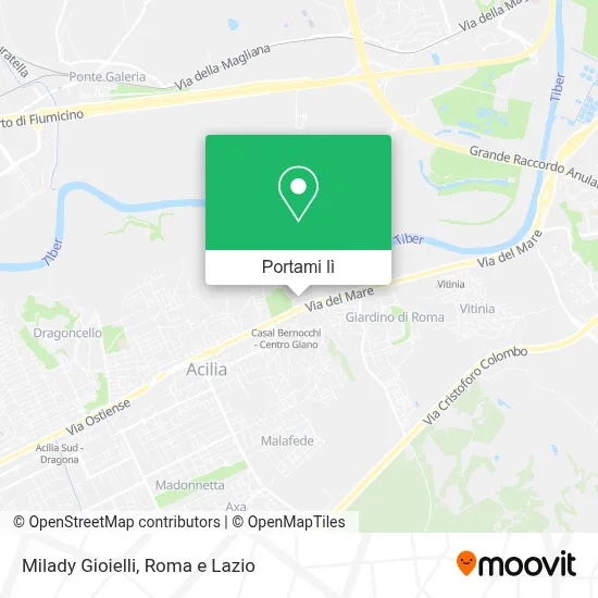 Mappa Milady Gioielli