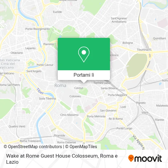 Mappa Wake at Rome Guest House Colosseum