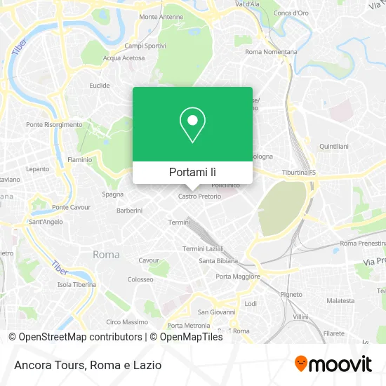 Mappa Ancora Tours