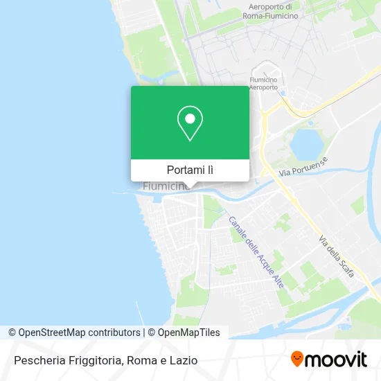 Mappa Pescheria Friggitoria