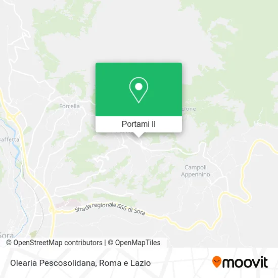 Mappa Olearia Pescosolidana