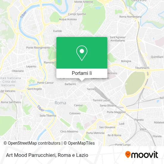 Mappa Art Mood Parrucchieri