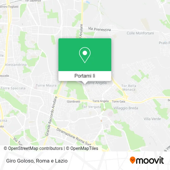 Mappa Giro Goloso