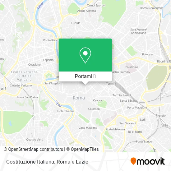 Mappa Costituzione Italiana