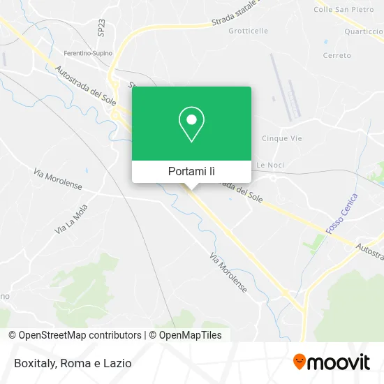 Mappa Boxitaly