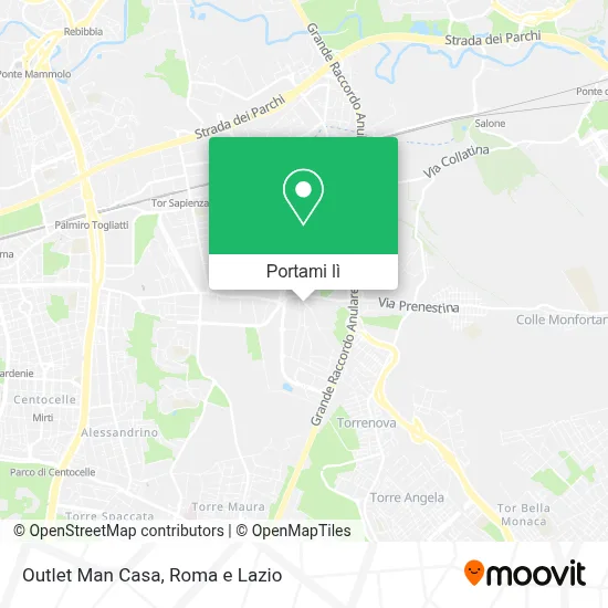 Mappa Outlet Man Casa