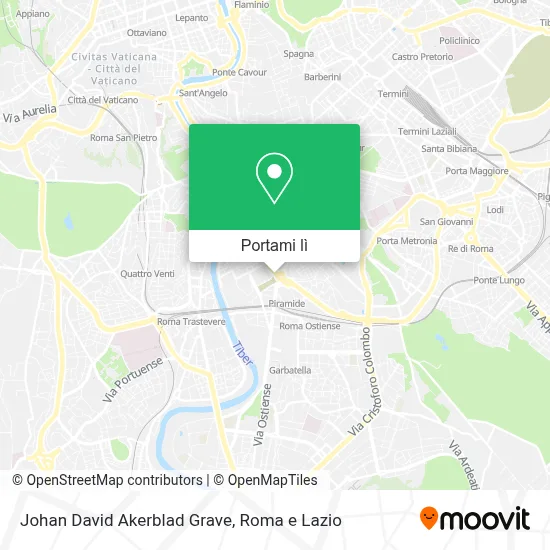 Mappa Johan David Akerblad Grave