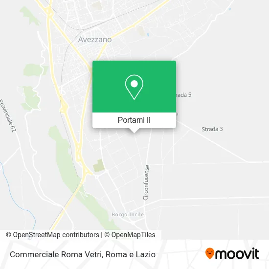 Mappa Commerciale Roma Vetri