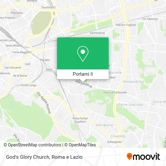 Mappa God's Glory Church