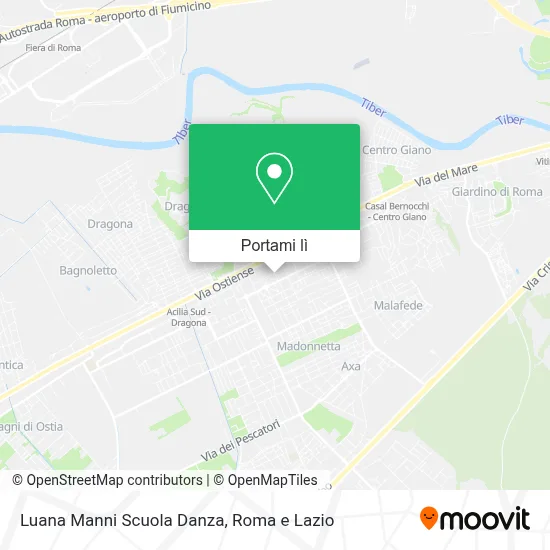Mappa Luana Manni Scuola Danza