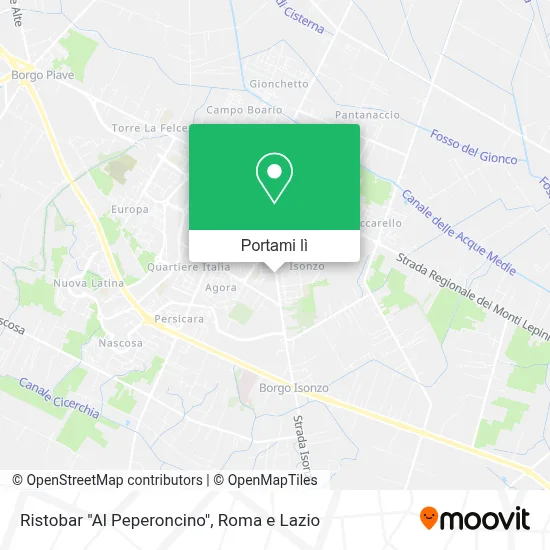 Mappa Ristobar "Al Peperoncino"