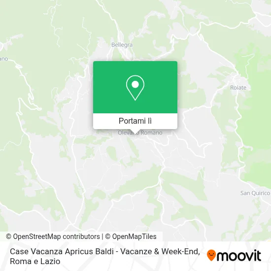 Mappa Case Vacanza Apricus Baldi - Vacanze & Week-End