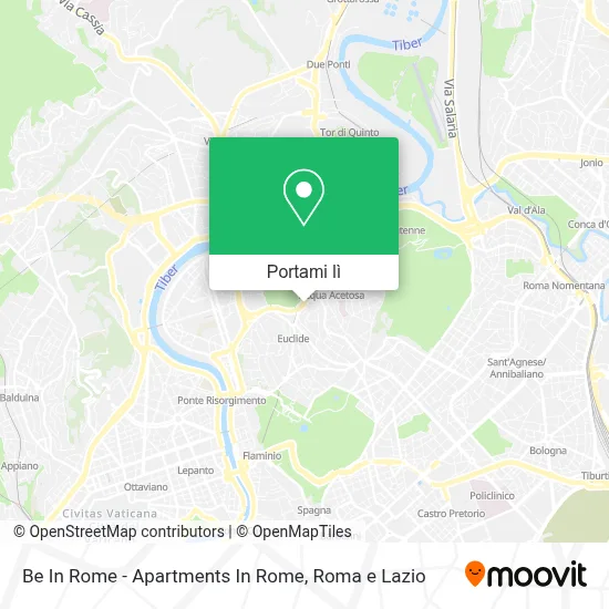 Mappa Be In Rome - Apartments In Rome