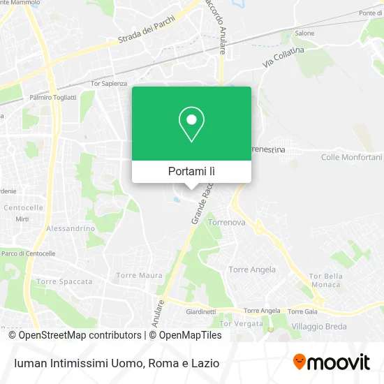 Mappa Iuman Intimissimi Uomo