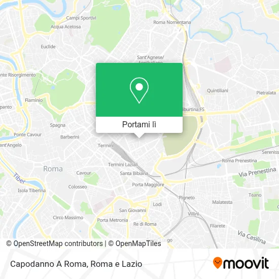 Mappa Capodanno A Roma