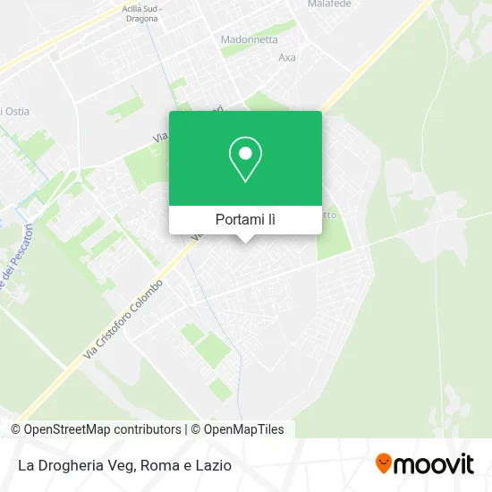 Mappa La Drogheria Veg