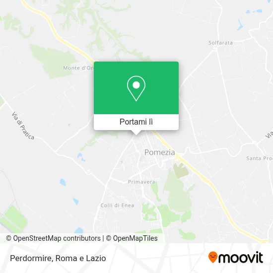 Mappa Perdormire