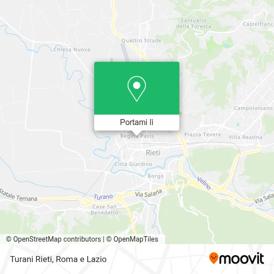 Mappa Turani Rieti