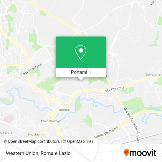 Mappa Western Union