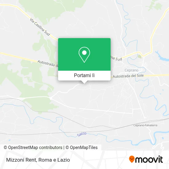 Mappa Mizzoni Rent