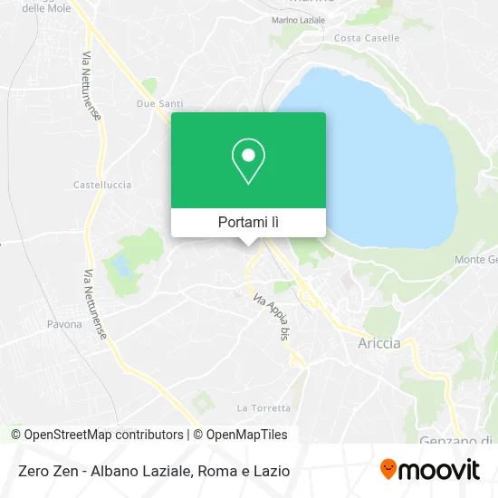 Mappa Zero Zen - Albano Laziale