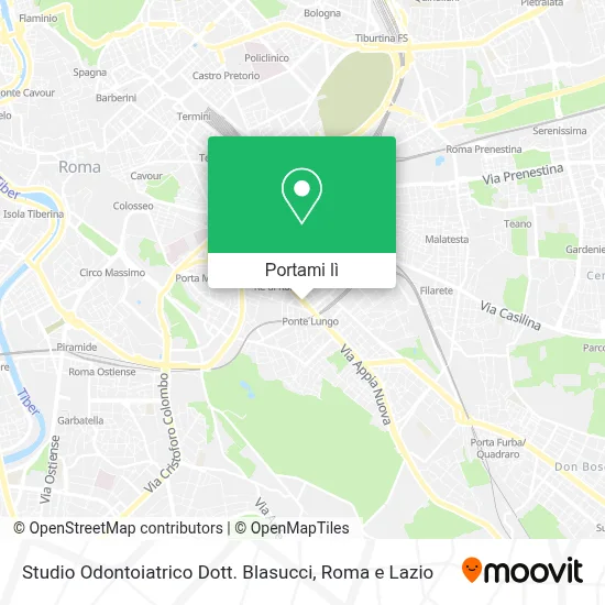 Mappa Studio Odontoiatrico Dott. Blasucci