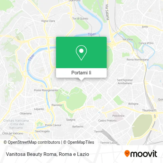 Mappa Vanitosa Beauty Roma